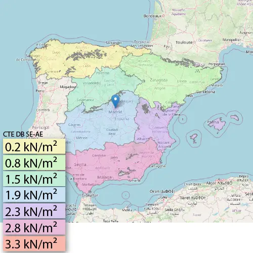 Mapa de nieve